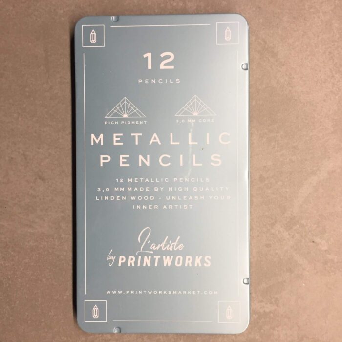Metallic Buntstifte von Printworks Verpackung
