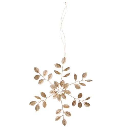 Perlenbesticktes Stern Ornament von Bungalow