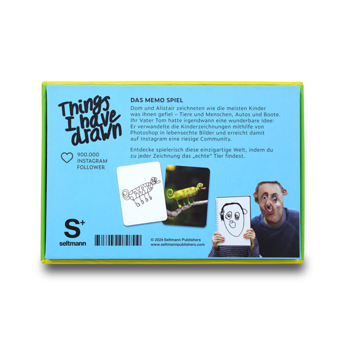 Things I Have Drawn, deutsche Ausgabe, Memospiel von Seltmann, Beschreibung