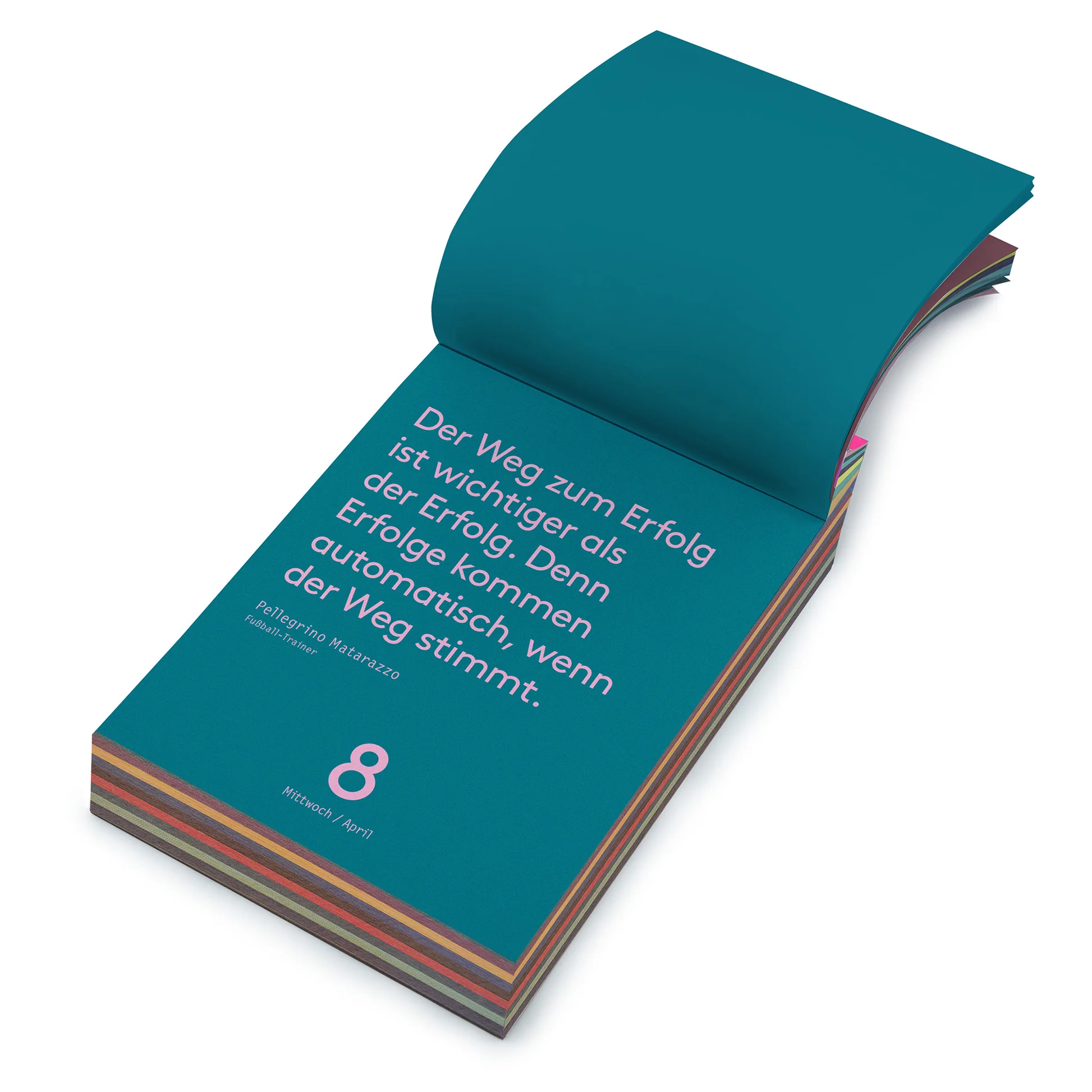 Denkpause 2025 - Tagesabreißkalender mit Zitaten auf farbigen Seiten von Seltmann Publisher