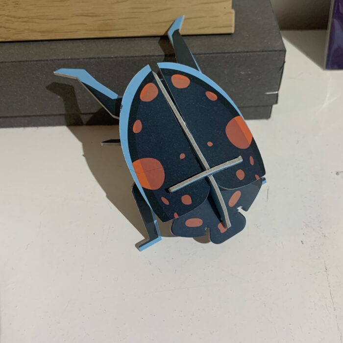 Käfer aus Papier in 3D als Wanddekoration von der Firma studio Roof