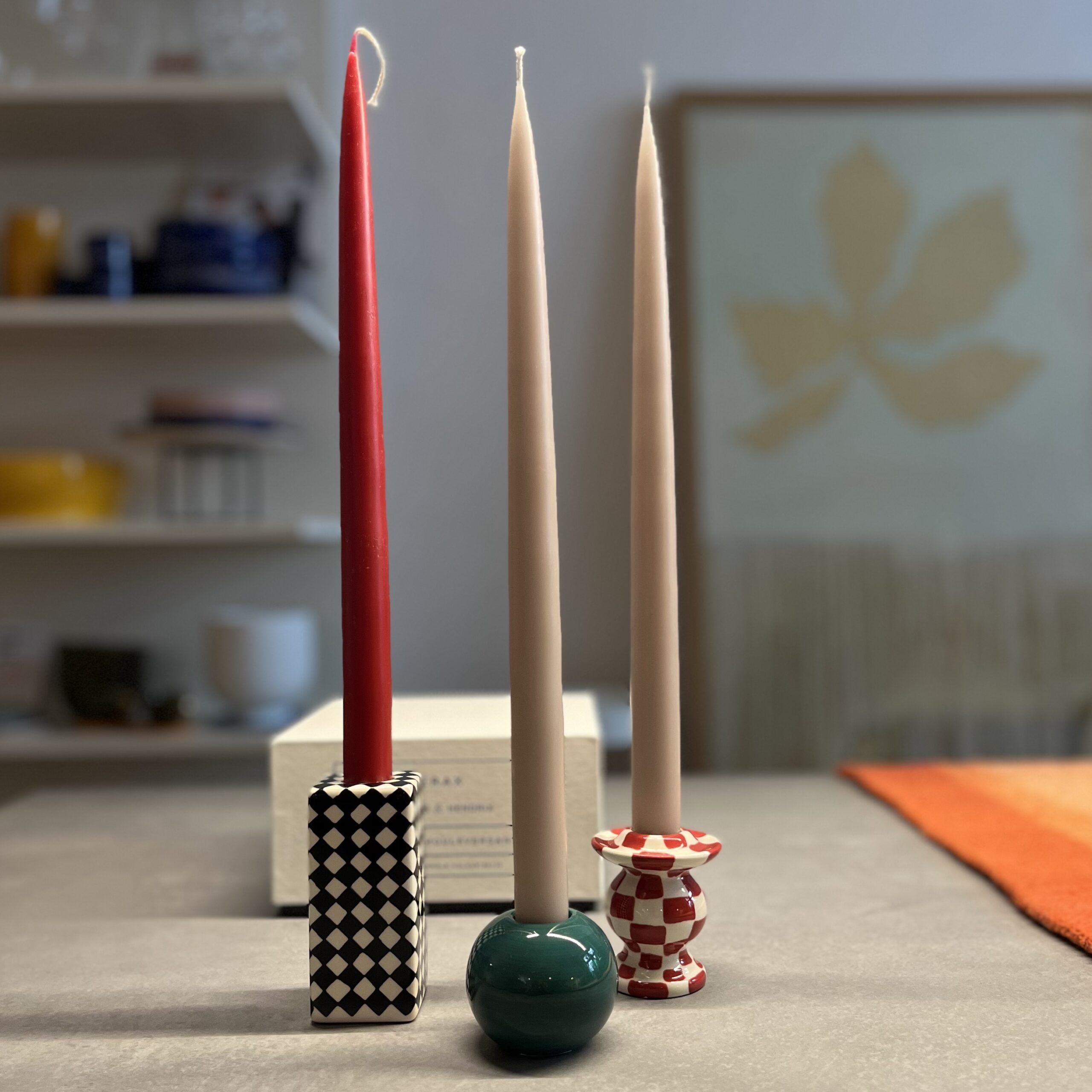 Kerzenständer Porzellan 3 er Set von Serax