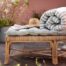 Rattan Daybed mit Auflagen Detail