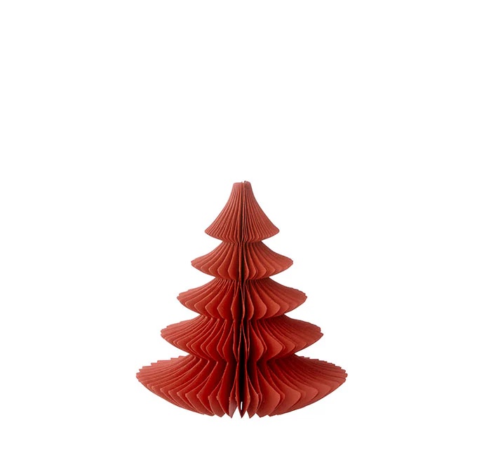 Faltbarer Tannenbaum in rot 16hoch von Bungalow