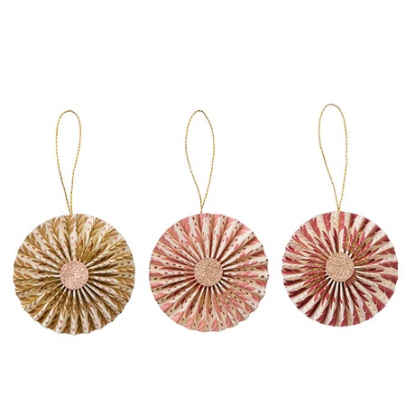 Papierrosetten Anhänger Kirsche aus Papier von Bungalow