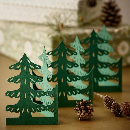 Tannenbaum Tischgirlande aus Papier von Bungalow