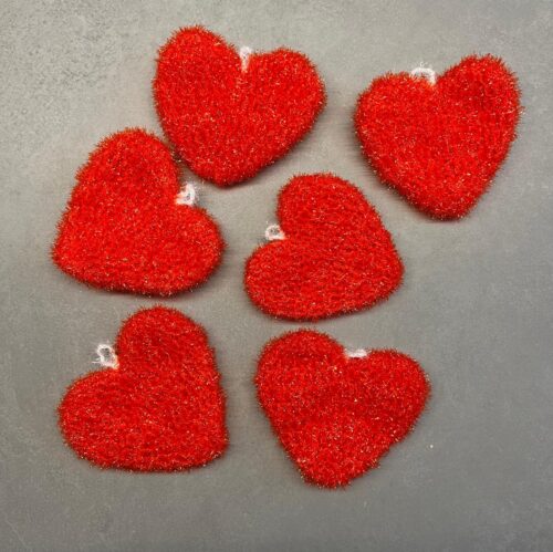 Schwamm in Herzform zum Beispiel für den Valentinstag