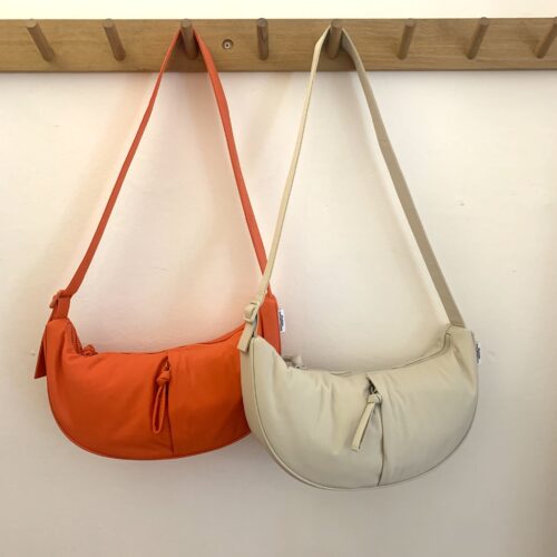 Ölend Moon Bags in Coral und Sand