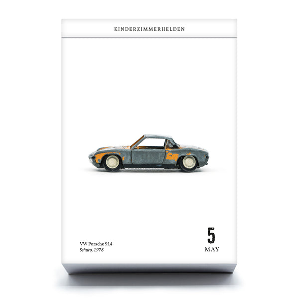 Kalender Kinderzimmerhelden Beispiel VW Porsche 914