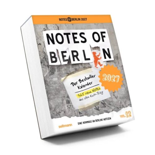 Kalender 2027 von Seltmann Notes of Berlin